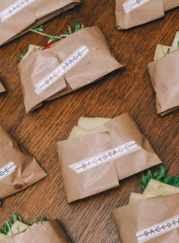 Sandwiches from Backstage Café