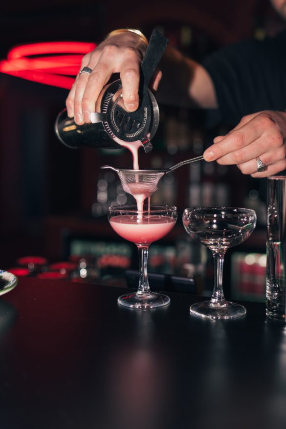 Cocktail at Backstage Bar